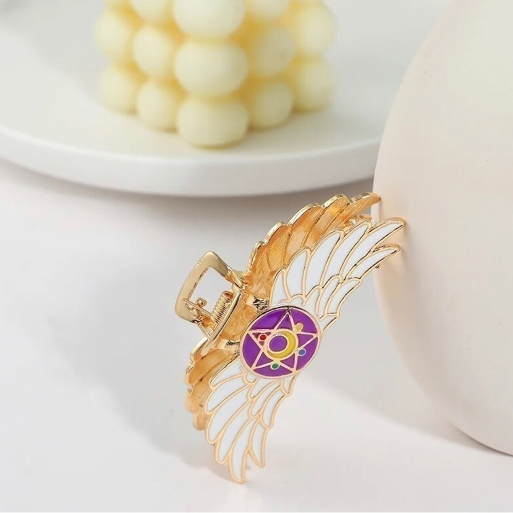 $22 or 3 For $35 Sailor Moon Cosmic Star Hair Clip In Gold Tone